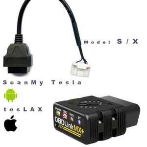 OBDLink MX + Tesla Model S/X OBD2 Adapter For Scan My Tesla TesLAX OBDII - Picture 1 of 6