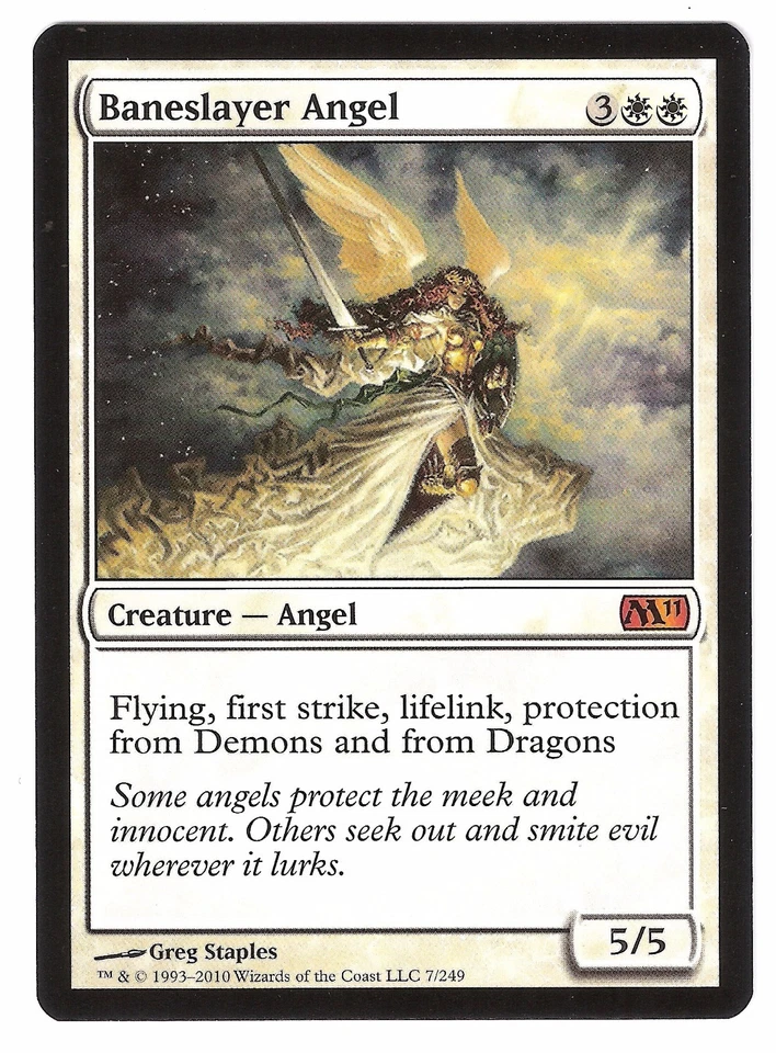 BANESLAYER ANGEL, MAGIC 2011 (M11) NM, MAGIC: THE GATHERING, MTG - Image 1 of 1