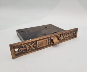 Vintage Victorian Eastlake Mortise Lock Ornate Decor Architectural Salvage - Picture 1 of 14