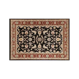 VALENTI ALLOVER BLACK RED TRADITIONAL RUG MAT (XS) 80x150cm **FREE DELIVERY**