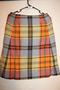 Lady Van Heusen Vintage Cotton Flannel 16 (Small) Women's Skirt - Picture 1 of 6