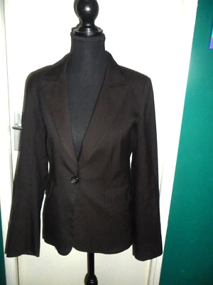 VESTE BLAZER SINEQUANONE  MARRON TAILLE 36/38 PARFAIT ETAT - Photo 1/4