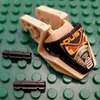 Used Lego Technic 1x Block 32165 & Throwbot Visor Dustx209pw1 2x Axles 32062