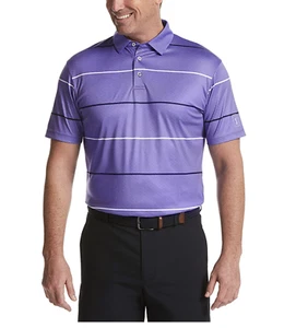 PGA Tour Pro Series Men's Polo Size XL Purple Golf Shirt NWT Moisture Wicking - Picture 1 of 8