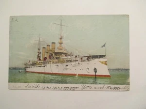 Ship Postcard USS U S S New Jersey 1907 - Picture 1 of 2