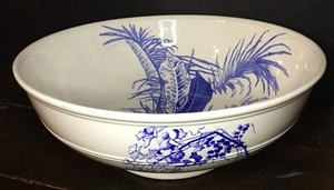 OLD VTG ANTIQUE BROWN WESTHEAD MOORE CANOVA BWM & C BIRD LARGE 15” BOWL BASIN - Picture 1 of 12