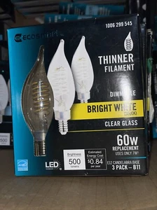 Ecosmart - 60-Watt B11 Dimmable Bright White Filament LED Vintage - Picture 1 of 1