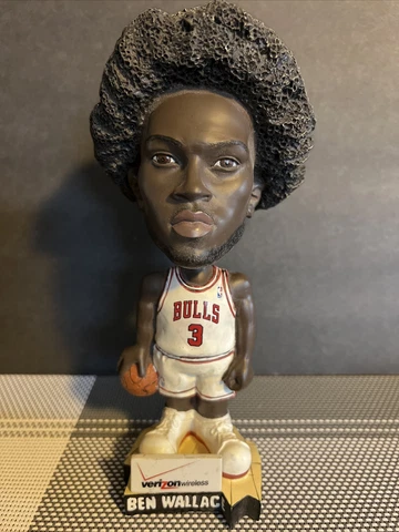 Ben Wallace Chicago Bulls NBA Bobblehead (No Box) Super Fro 🔥 Verizon promo Cover
