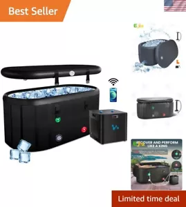 52"L Inflatable Ice Bath Tub Compatible For Water Chillers, 140 Gallons Porta... - Picture 1 of 8