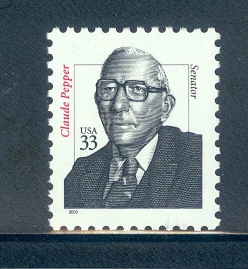 US 3426 Claude Pepper, Senator, Mint NH - Image 1 of 1