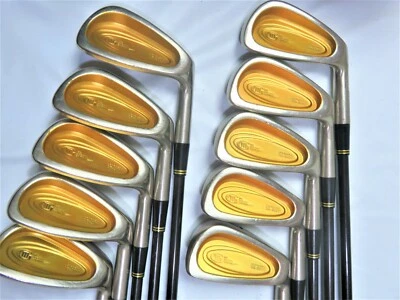 Gold MIURA Giken CB-2001 Perfect 10pc S-FLEX IRONS SET JP Limited  - Image 1 of 4