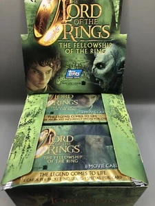 2001 Topps Lord of the Rings Fellowship – 1 Sealed Pack Movie Cards LOTR - Picture 1 of 3