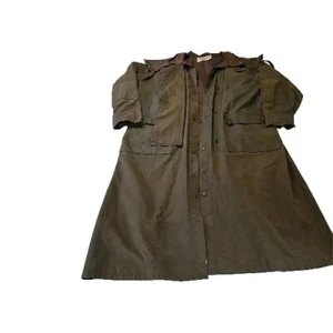 Vintage The Tony Of Alamo Oilskin Coat Large Mens - Picture 1 of 19