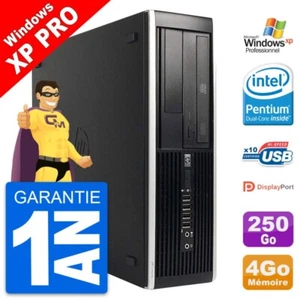 PC HP Compaq Pro 6300 SFF Intel G630 RAM 4Go Disque Dur 250Go Windows XP - Photo 1/8