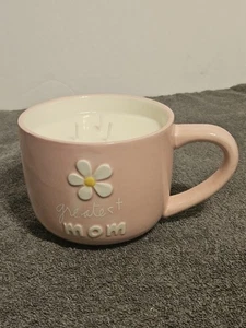 24 Ounce 3 Wick Soy Coffee Mug Candle Van/Cinn.Scent Greatest Mom - Picture 1 of 3