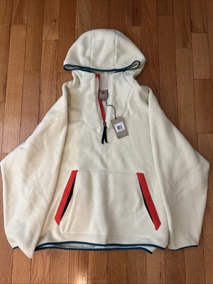 Nike Men's 2XL ACG Sherpa Fleece Hoodie Light Cream Aj1987 258 New - Image 1 of 4