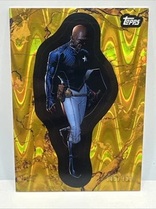 2025 Marvel Comic Book Heroes 1975 Golden Anniversary Patriot /150 Gold Raywave - Picture 1 of 2