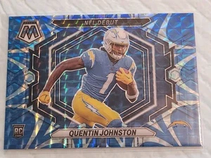 2023 Panini Mosaic - Nfl Debut Quentin Johnston #ND-16 Reactive Blue Mosaic... - Picture 1 of 4
