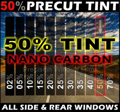 Tinta de janela PreCut para Pontiac Grand Prix 4dr 04-08 - Filme leve 50% VLT - Imagem 1 de 4
