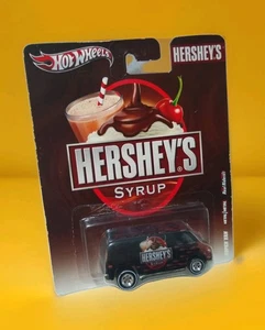 Hot Wheels Premium Hershey's Syrup Super Van Real Riders D84 1:64 🟤🔴 - Foto 1 di 6