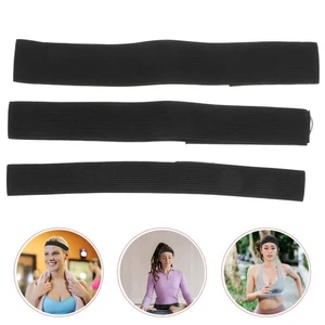 3 Stück Anti-Rutsch Kopfbedeckung Damen Reise Gummiband Verstellbar Stirnband Perücken - Bild 1 von 12