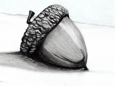 SCRAT & GLAND - Dyptique - Dessins ORIGINAUX au fusain sur feuille à grain. - Photo 1/4