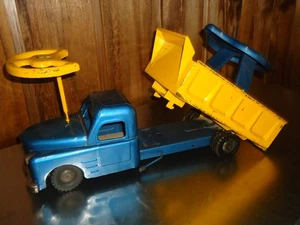 Vintage Structo Steel Ride Em On Dump Truck Toy - Picture 1 of 13