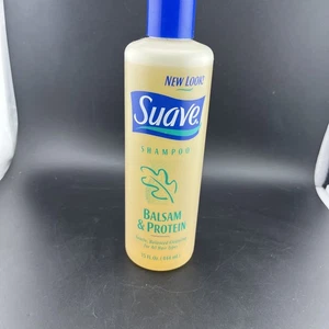 Vintage SUAVE Balsam & Protein Shampoo 15 flüssige Unzen 90er Requisitenhaus kostenloser Versand - Bild 1 von 7