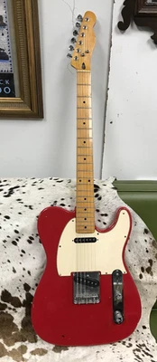 VTG 1972 Fender Telecaster Custom Color Red - Image 1 of 4