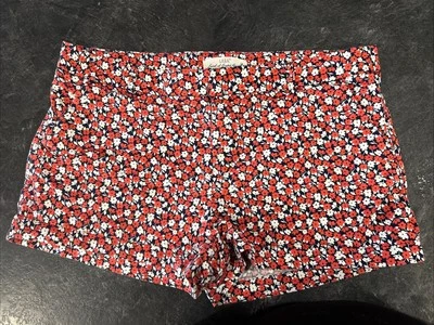 EUC LOGG by H&M Shorts Womens 10 Navy, Coral, White Chinos W/Pockets 2” inseam - Image 1 of 4