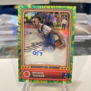 2024 Topps Cromo McDonald’s Bryson Tucker Tie-Dye Automático/25 🔥 Huskies - Imagen 1 de 4