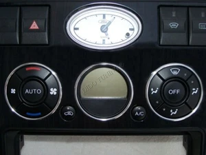 Per Ford Mondeo MK3 2000-2003 Anillos de aluminio pulido al panel de control x3 - Picture 1 of 12