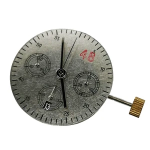 6-Hand Calendar @6 Automatic Mechanical Watch Movement Chrono For Swatch 7750 D - Picture 1 of 8