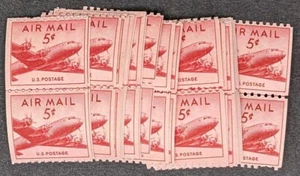 EDW1949SELL : USA 1948 Scott #C37. 29 Line Pairs. All MNH & PO Fresh. Cat - Picture 1 of 4