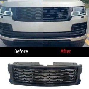 Front Grille Mesh Grill Fits for Range Rover 2018-2022 Upgrade to 2023 Version - Picture 1 of 6