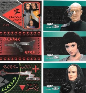 Star Trek La Próxima Generación Episodios 3 Skybox 1995 Juego de Inserciones en Lámina en Relieve  - Imagen 1 de 2