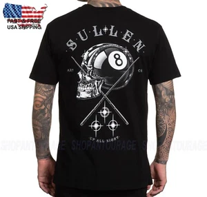 Sullen Art Collective Eightball Premium Fit SCM7085 Short Sleeve T-shirt For Men - Picture 1 of 8