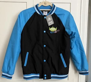 BUZZ LIGHTYEAR~TOY STORY ~ Disney ~ Embroidered Varsity Jacket~child 11/12 ~ NWT - Picture 1 of 4