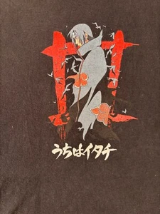 Herren Naruto Uchiha Itachi Graphic T-Shirt Gr. L schwarz - Bild 1 von 11