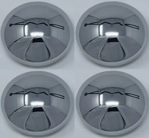 4 Pack KMC Chrome Wheel Center Cap 1001127 S603-11 with Snap Rings - Picture 1 of 3