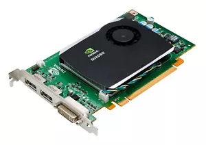 NVIDIA Quadro FX580 512MB GDDR3 Video Graphics Card Dual DP DVI PCI Express x 16 - Picture 1 of 5