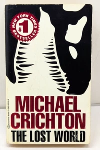 The Lost World Michael Crichton Paperback 1st Ballantine Ed. 1996 Jurassic Park - Foto 1 di 18