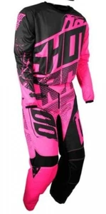 KIDS MX JERSEY/PANT COMBO, SHOT VENOM FLURO PINK, HUSKY, YAMAHA, KTM,HONDA - Picture 1 of 2