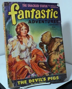 Fantastic Adventures - January 1945 - pulp - Picture 1 of 2