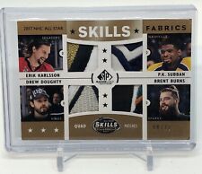 2017-18 SP Game Used Karlsson Subban Doughty Burns All Star Quad Patch 8/10!