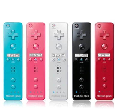 Wii Built Motion Plus Inside Controller For Wii Remote Motion+&Silicone Nintendo - Image 1 of 4