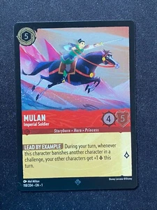 Mulan Imperial Soldier FOLIE - super selten (118/204) Lorcana NM - Bild 1 von 2