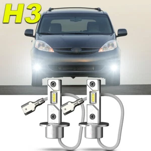For Toyota Sienna 2004-2005 Upgrade H3 LED Headlight Fog Light Bulbs Kit 70w - Picture 1 of 11