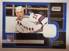 2001-02 Topps Stadium Club Souvenirs Tomas Kloucek #SCS-TK