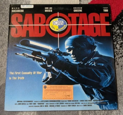 Sabotage Laserdisc Singapore Only Mark Dacascos Carrie Anna Moss Tony Todd - Image 1 of 4